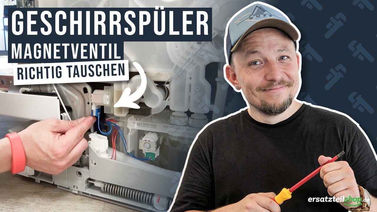 Ablaufventil Ventil Geschirrspüler tauschen - so geht es!