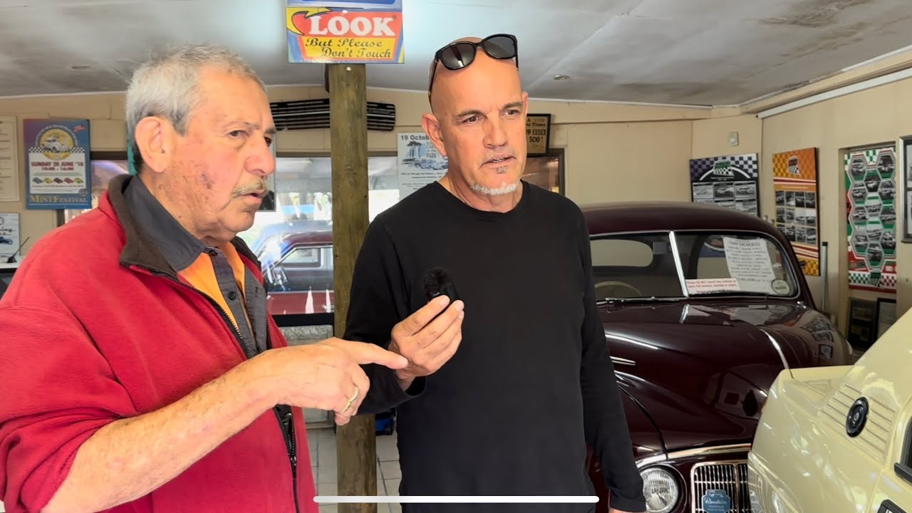 I take a walk around Sedgefield Classic Cars with its owner, Sheridan. 