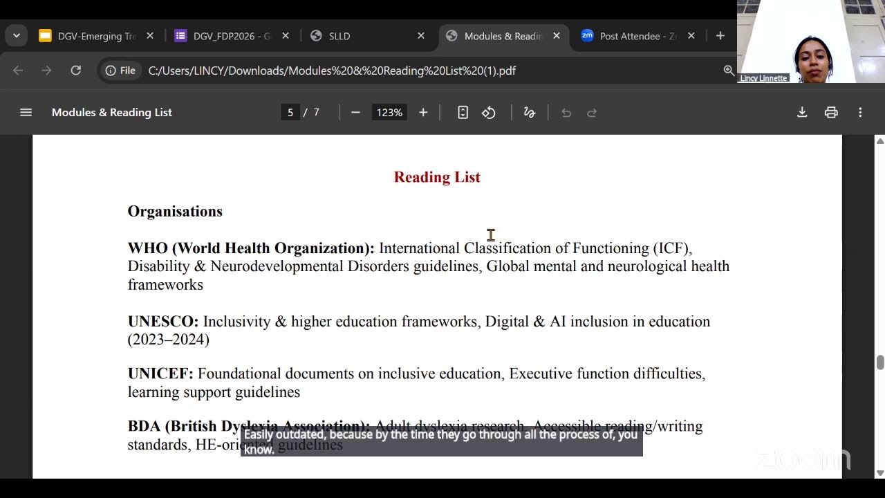 DDGDVC FDP DAY -3 Emerging Trends in Inclusive ELT Approaches.