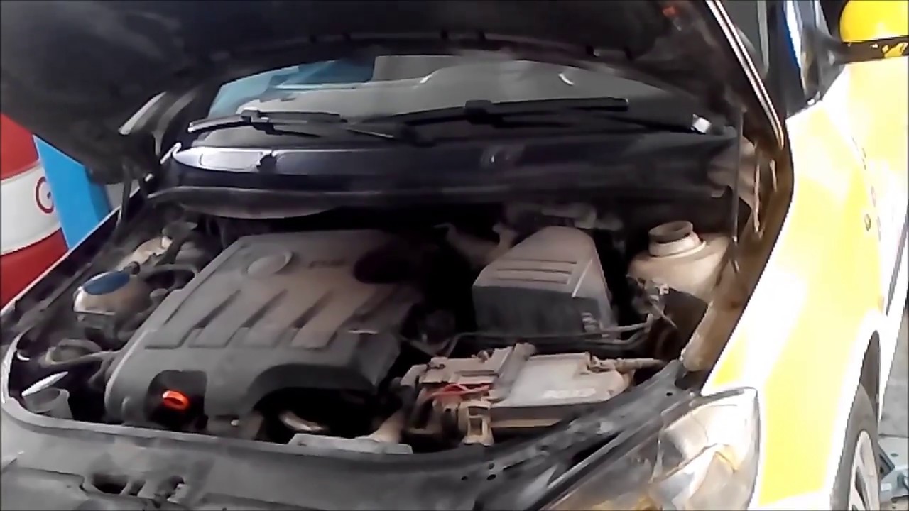 SKODA FABIA 1.6TDI HOW TO REPLACE COOLANT RADIATOR