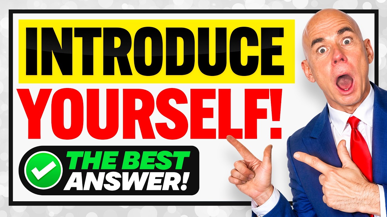 HOW TO INTRODUCE YOURSELF IN AN INTERVIEW | Introduce Yourself + Tell Me About Yourself! BEST ANSWER