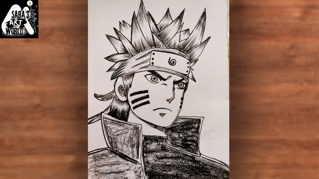 How to Draw Naruto Uzumaki - Step by Step Pencil Sketch | Naruto Uzumaki Drawing