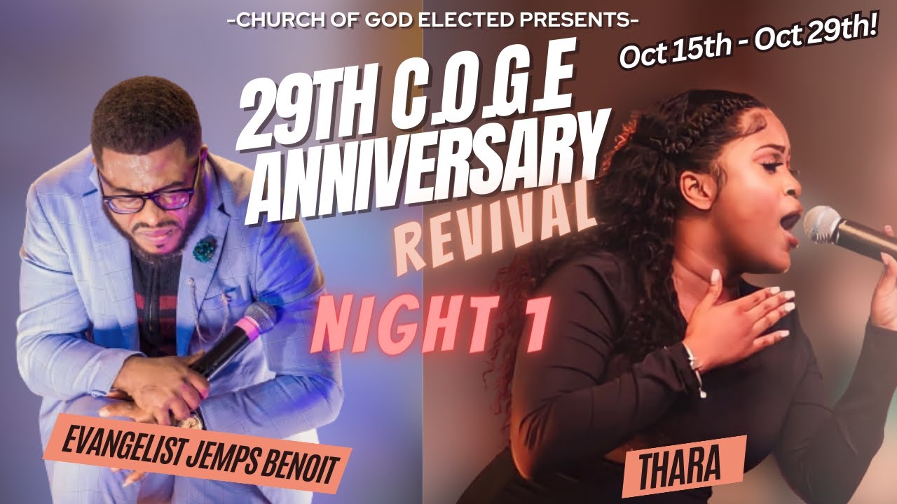 2 Week COGE Revival Night - One Ft. Princess Thara 10/15/2023