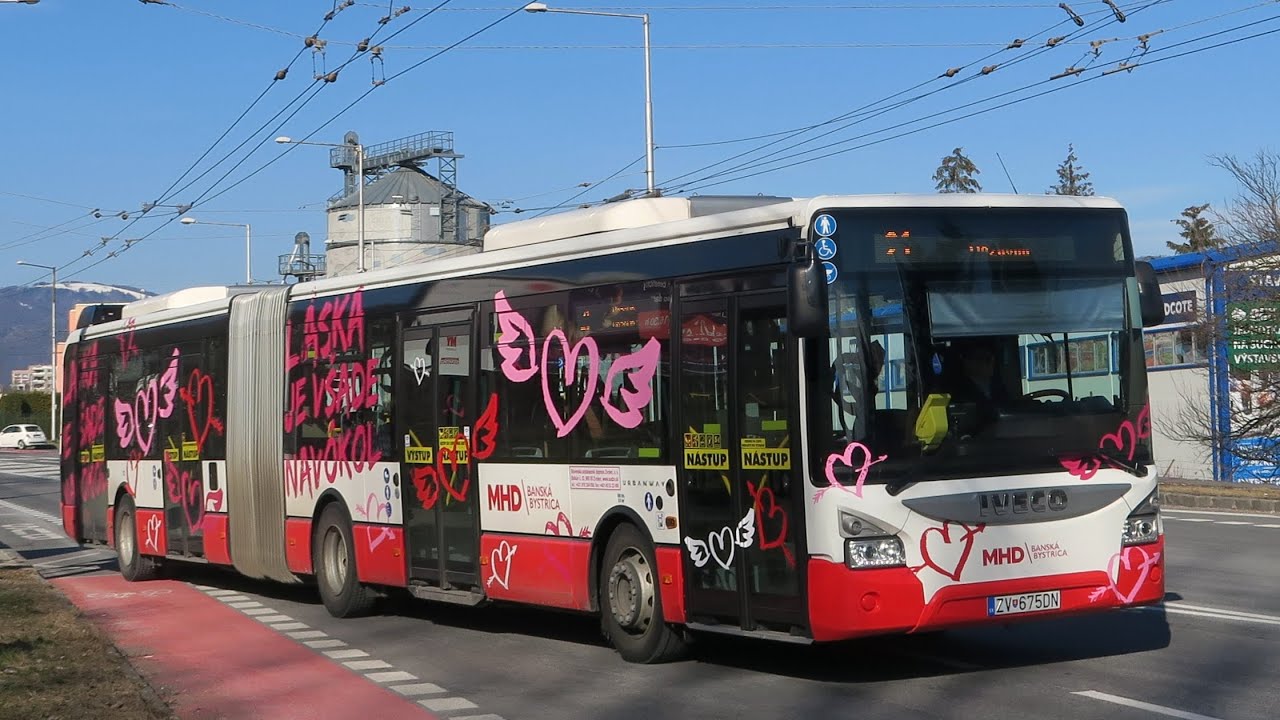 Valentínsky Iveco Urbanway 18m (ZV-675DN) / linka 21 / Banská Bystrica