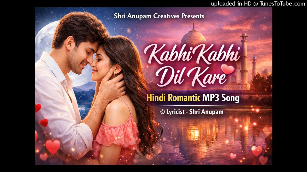 Kabhi Kabhi Dil Kare. Hindi Romantic MP3 Song. ©️ Lyricist - Shri Anupam