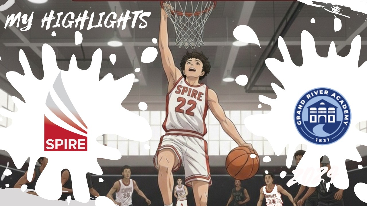 SPIRE Academy vs Grand River Academy | Varsity Red Team | 25/26 | Luca Contadini Highlights