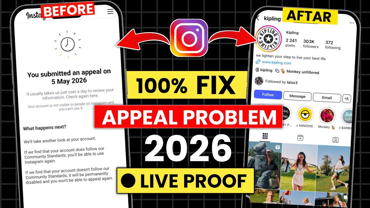 How to fix you submitted an appeal instagram 2026 | You submitted an appeal instagram problem solve