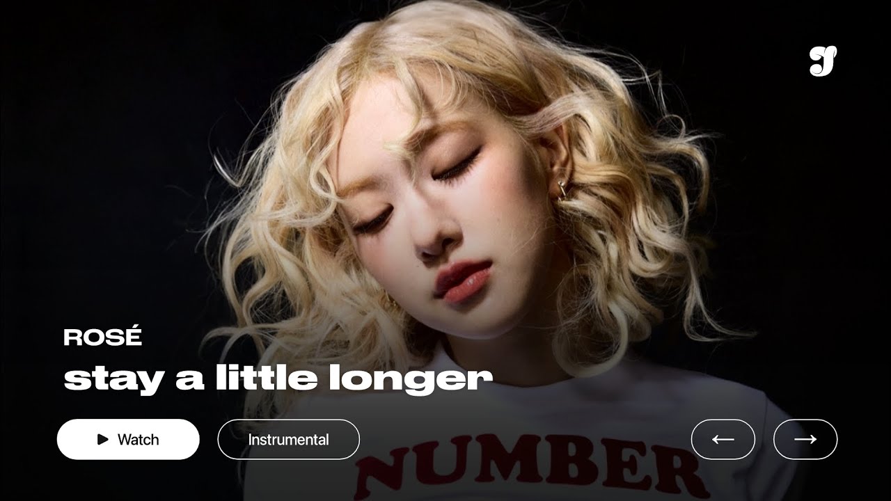 ROSÉ – stay a little longer | Instrumental