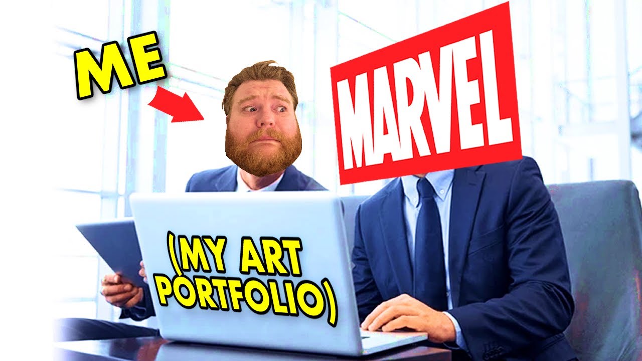 My Portfolio Review with Marvel Comics