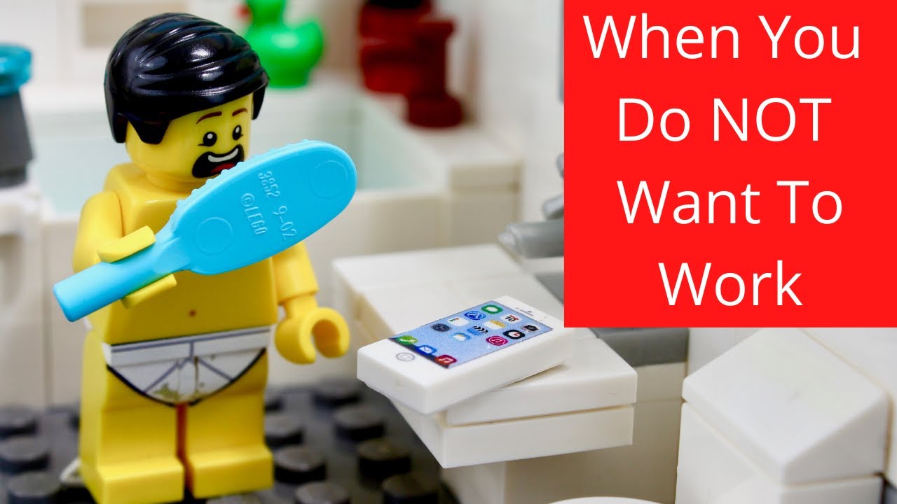 When You Want the Day Off From Work | LEGO Hospital | Stop Motion