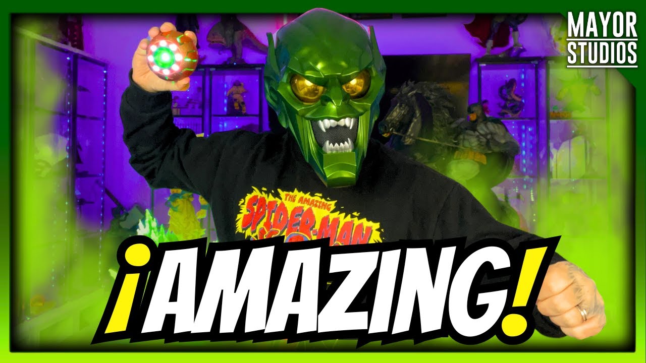 Duende Verde casco y Bomba Calabaza de Hasbro 🎃 &iexcl;Espectacular!