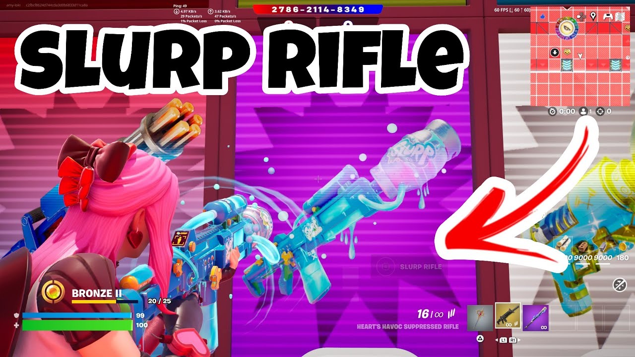 How to get SLURP RIFLE in super red vs blue 