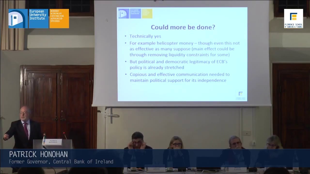 Remarks on helicopter money by Patrick Honohan