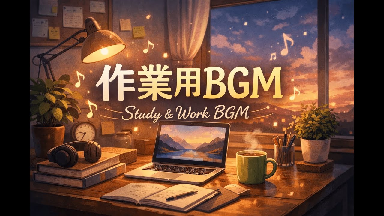 【作業用BGM】集中力を維持するLo-fi Beats vol6