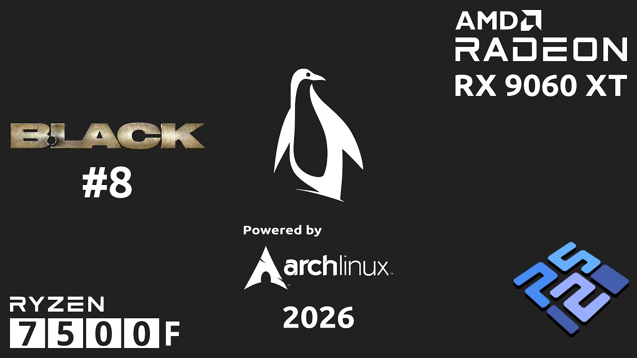 Linux Gaming 2026 - Black #8 - Spetriniv Gulag - 60 FPS - Ryzen 7500F + RX 9060 XT