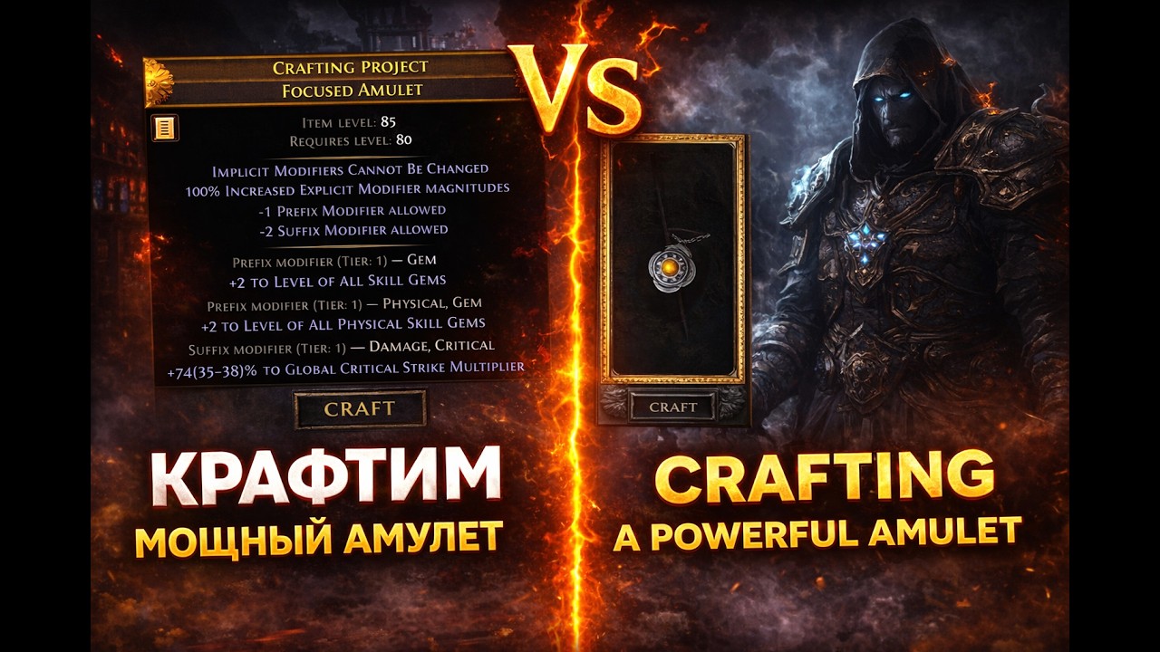 Craft +4 Focused Amulet
