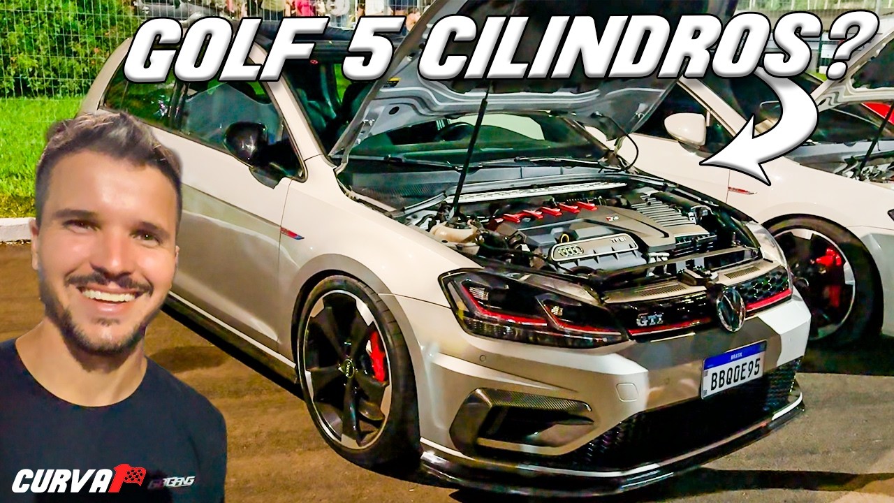 OLHA O MOTOR QUE ELE COLOCOU NESSE GOLF GTI! @Diego Faustino #68