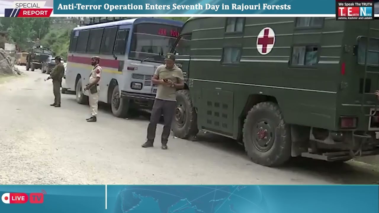 Anti Terror Operation Enters Seventh Day in Rajouri Forests