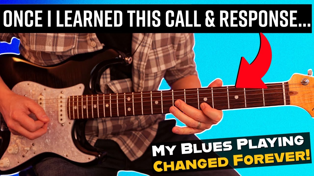 The MOST Useful Blues Call And Response TRIAD Chord Trick I Ever Learned!