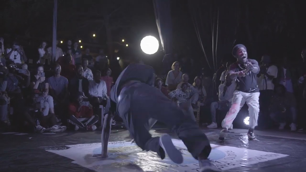 Kigali Breaking Cypher final battle Bboy daniko from Congo vs Bboy jijo from Kenya