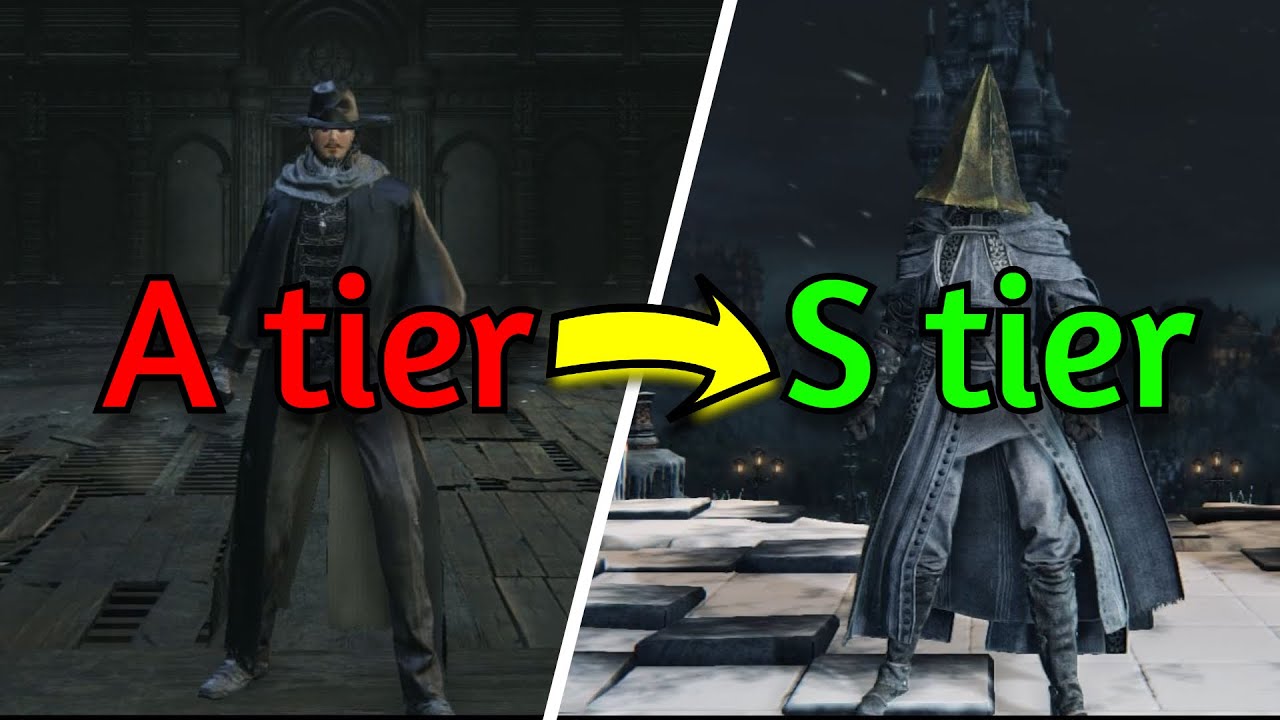 Все комплекты брони Bloodborne отсортированы от худшего к лучшему