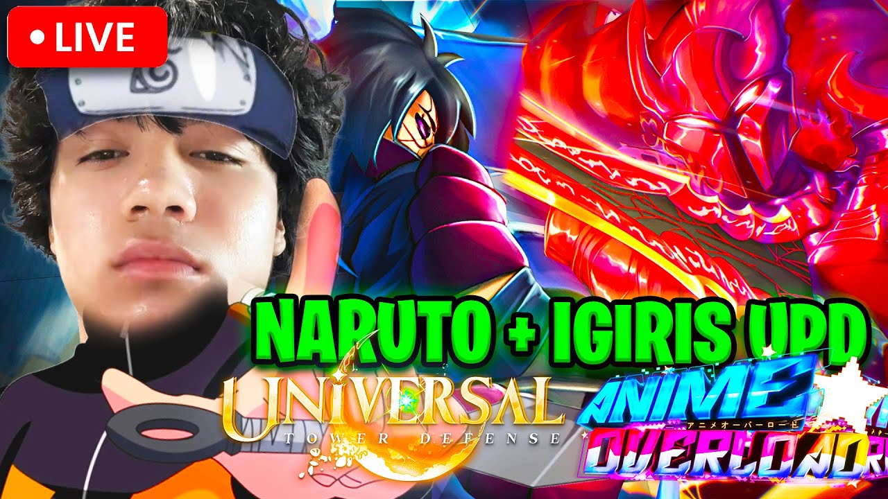 🔴*LIVE* Universal Tower Defense + Anime Overload Update!
