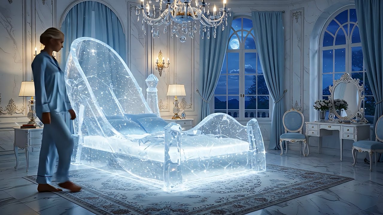 Dreamy & Magical Disney Princess Beds👑🛌 | 4K Which bed would you sleep in? #aiasmr #asmr #4k 