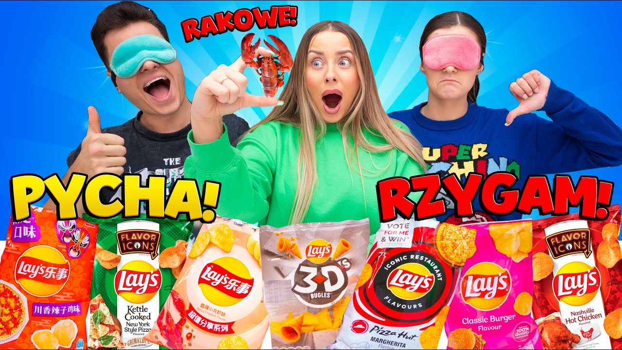 Testujemy OBRZYDLIWE Smaki CHIPSÓW LAY'S z CHIN!