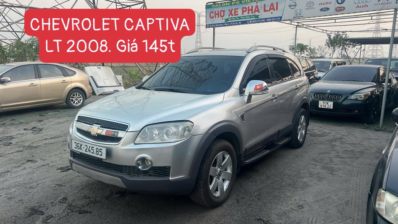 CHEVROLET CAPTIVA LT 2008. To cao dộng dãi, thoải mái cho cả gia đình 