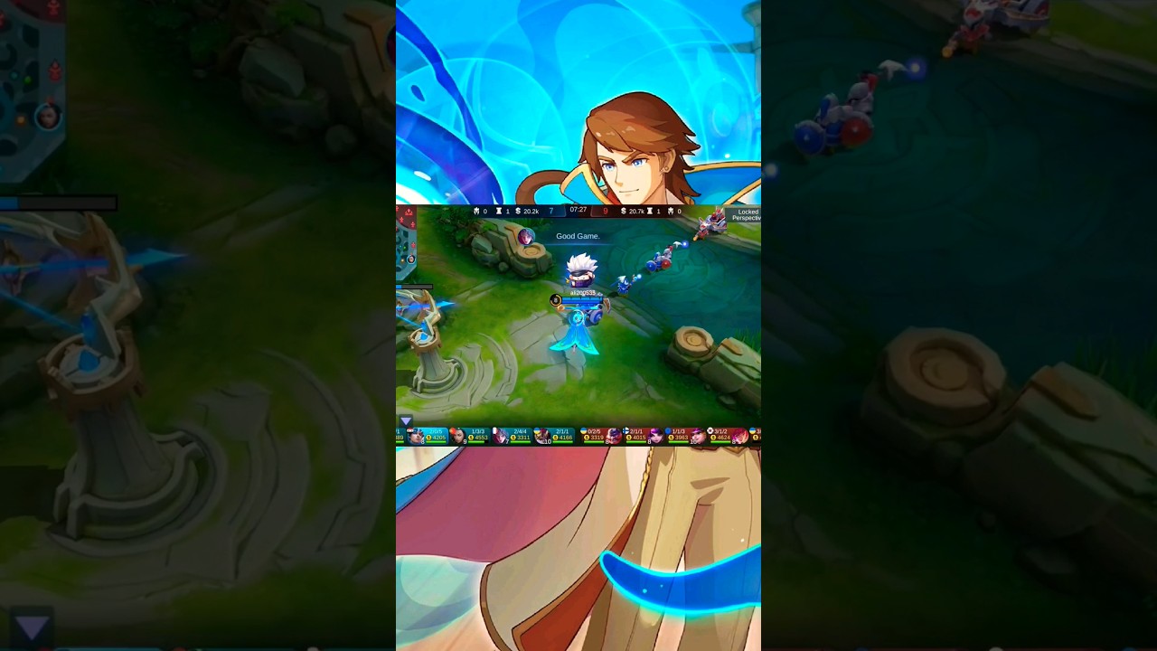 Xavier ult long shot on Yu Zhong | #mlbb #mobilelegends #xavier #yuzhong #mythic #ranked #benedetta