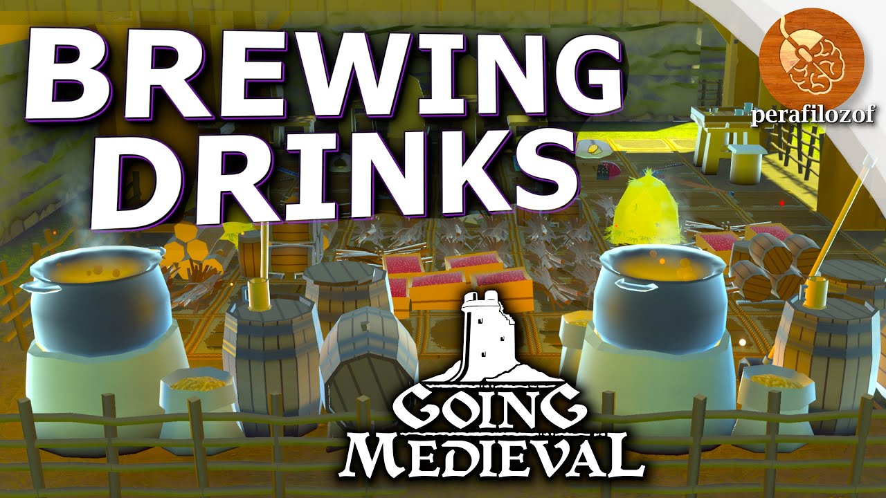 🍺Brewing Guide for wine, beer & ale in Legacy mode of Going Medieval | Crafting at a Brewing station