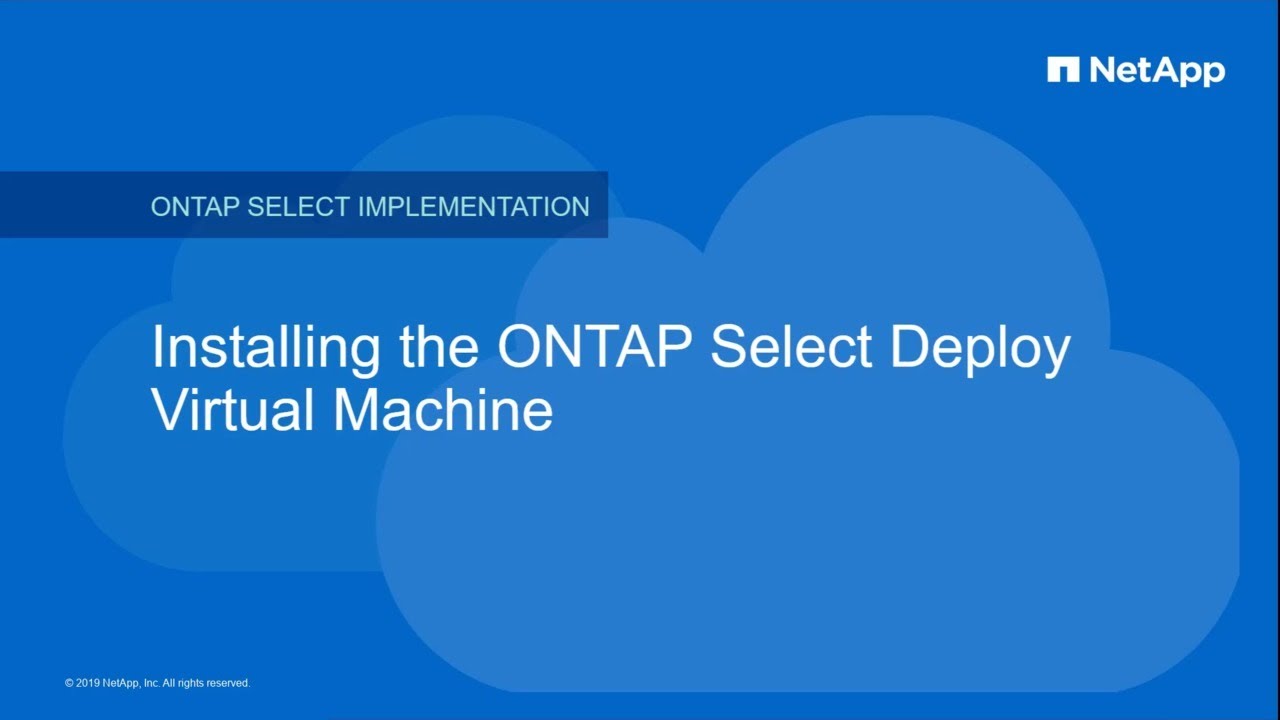 Installing the ONTAP Select Deploy Utility