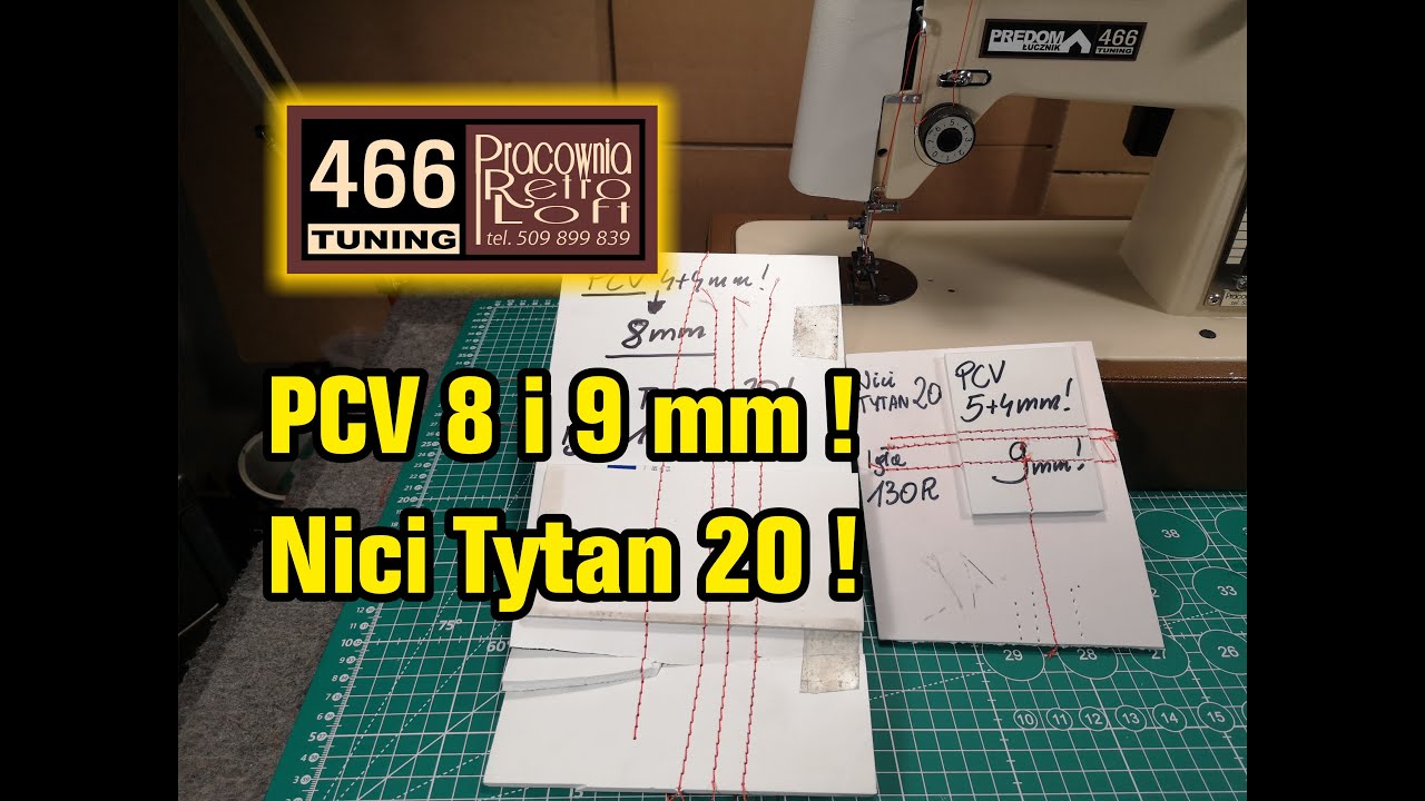 Domowy PANCERNIK o potężnej sile wkłucia - Łucznik 466 TUNING vs. PCV 8 i 9 mm !!! Nici TYTAN 20 !!!