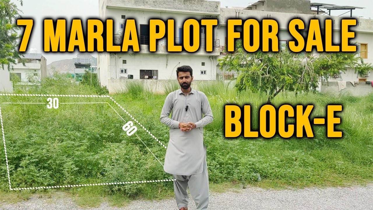 B17 Multi Garden Block E | 7 Marla Plot For Sale | Near to Markaz & Masjid!
