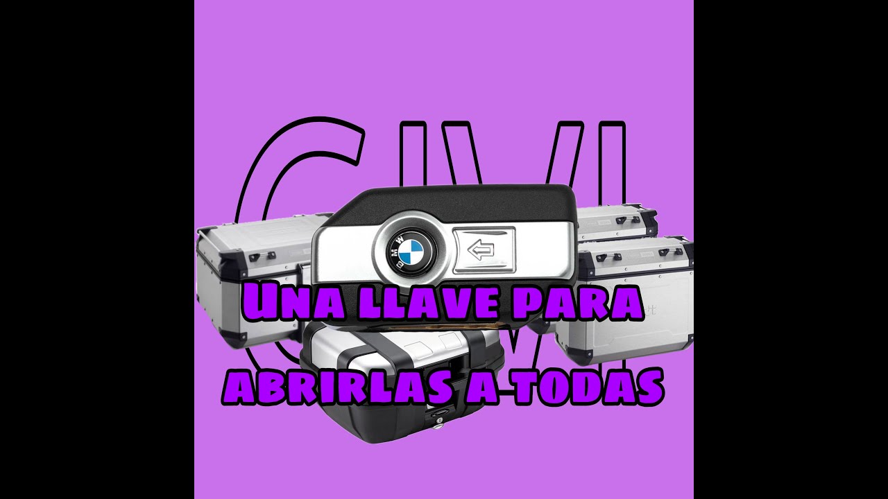 GIVI+BMW : Adaptar llave BMW a tus maletas Givi Trekker 🔧🔑🔐🔑🔧