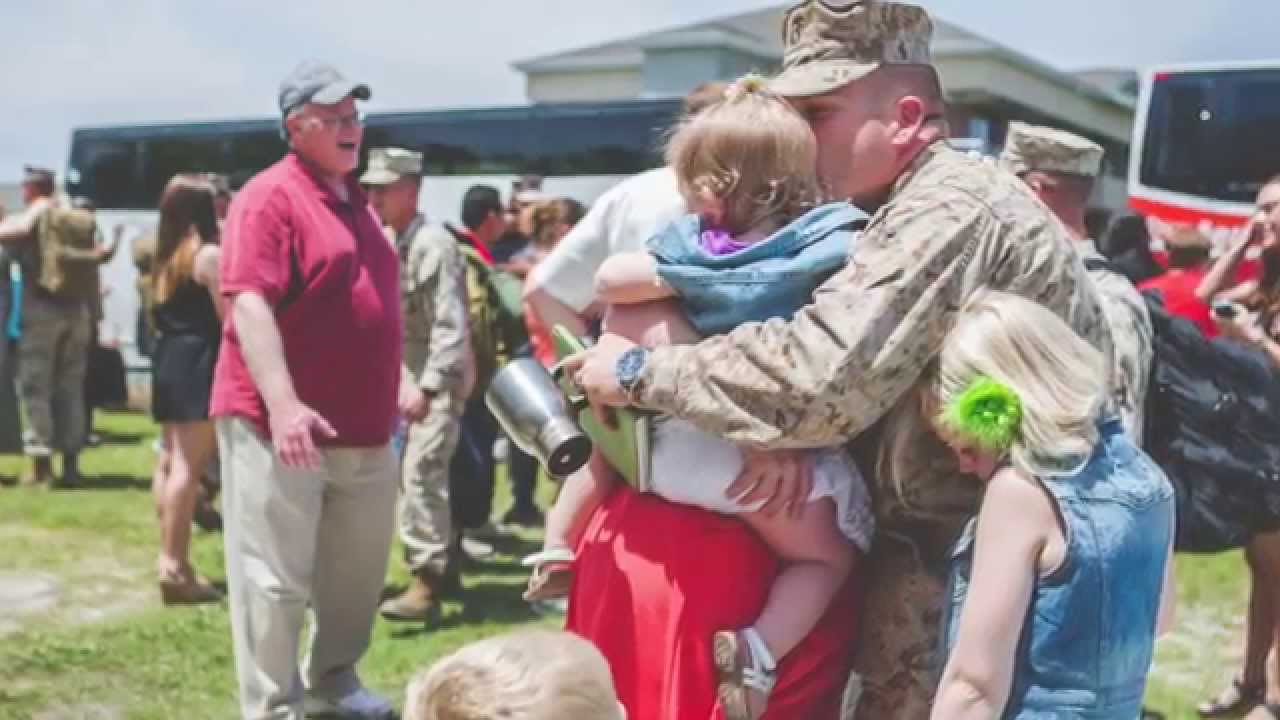 A Military Homecoming: Jones Family