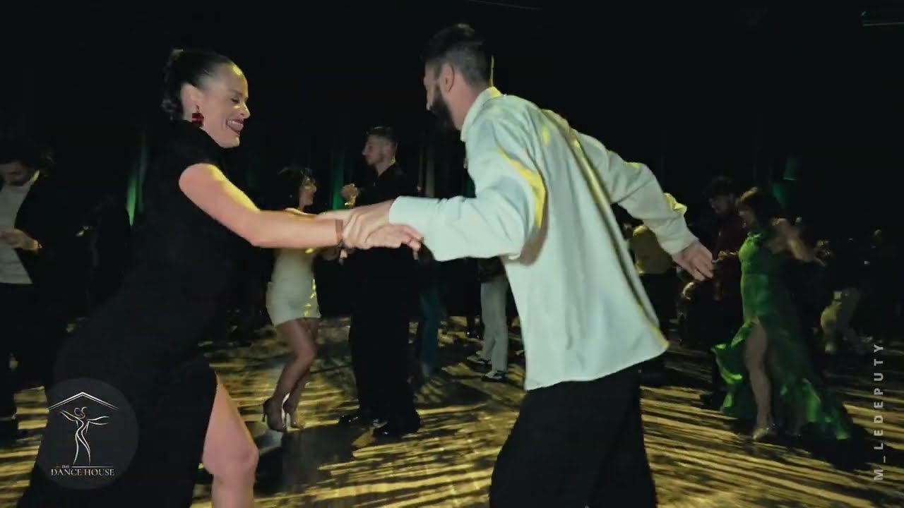 Salsa Social Dancing in Budapest - Panagiotis and Lisa
