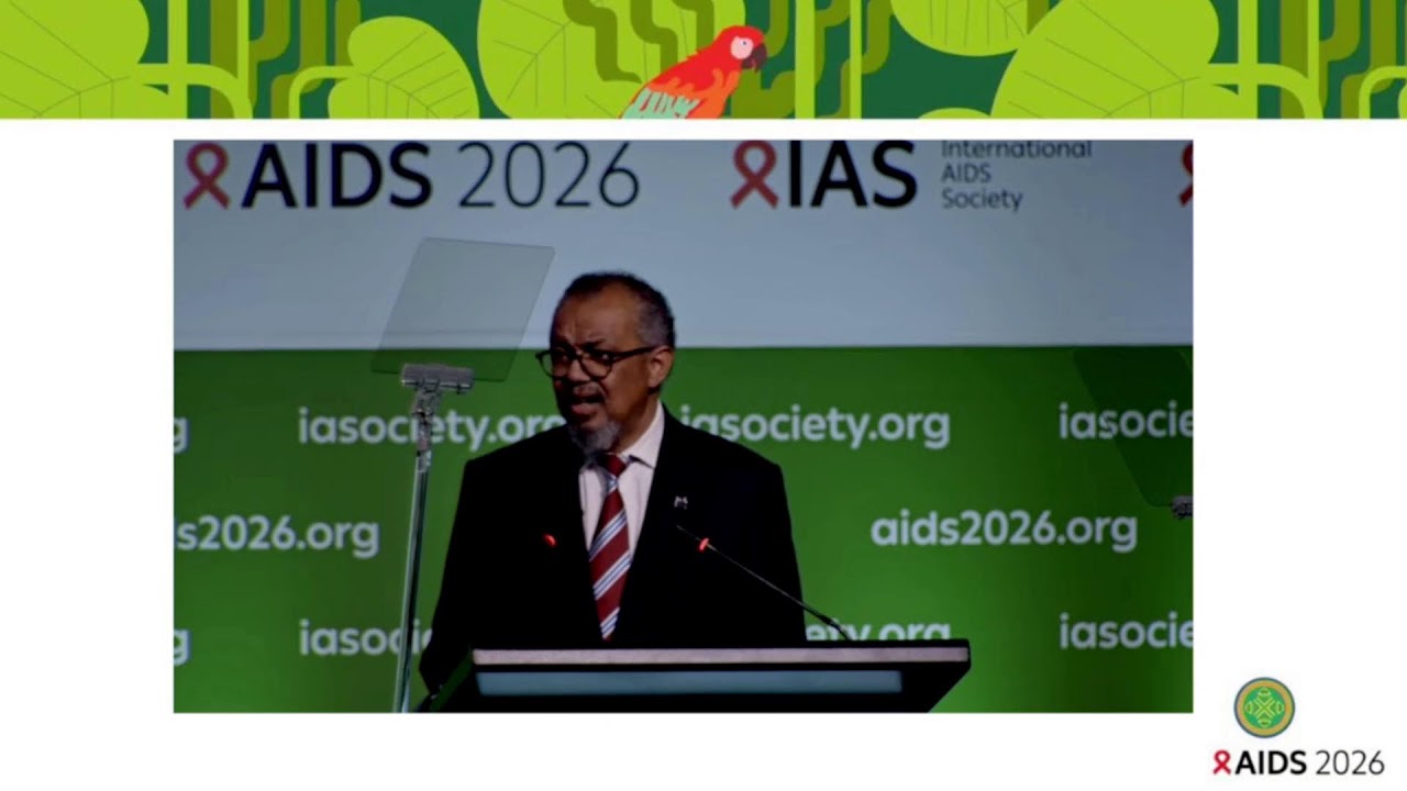 ПРЯМОЙ ЭФИР: Выступление @DrTedros на открытии @AIDS_conference. #AIDS2026
