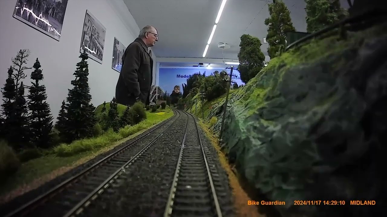 Kamerafahrt über die H0 Vereinsanlage des MeC Wunsiedel e. V.  am 17.11.2024