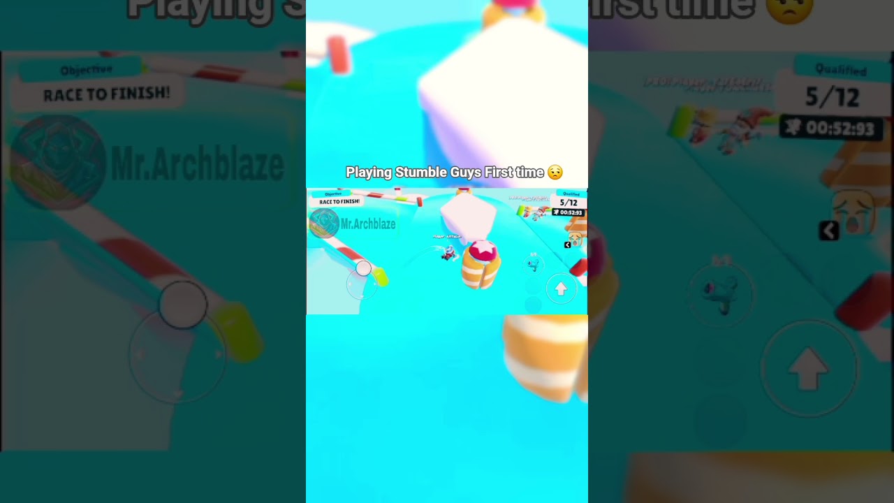 Playing Stumble Guys First Time 🙄. 