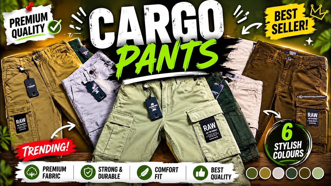 Best Cargo Pants for Men 2026 🔥 Premium Imported Cargo Pants Collection | Trending Styles