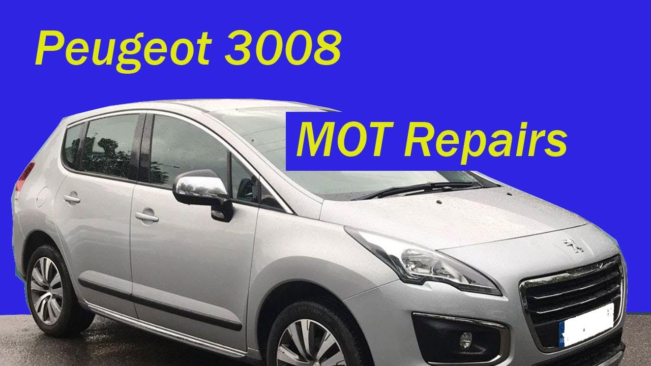 Peugeot 3008 - MOT Repairs - How to Replace Wishbone, Ball Joint and Brake Pads