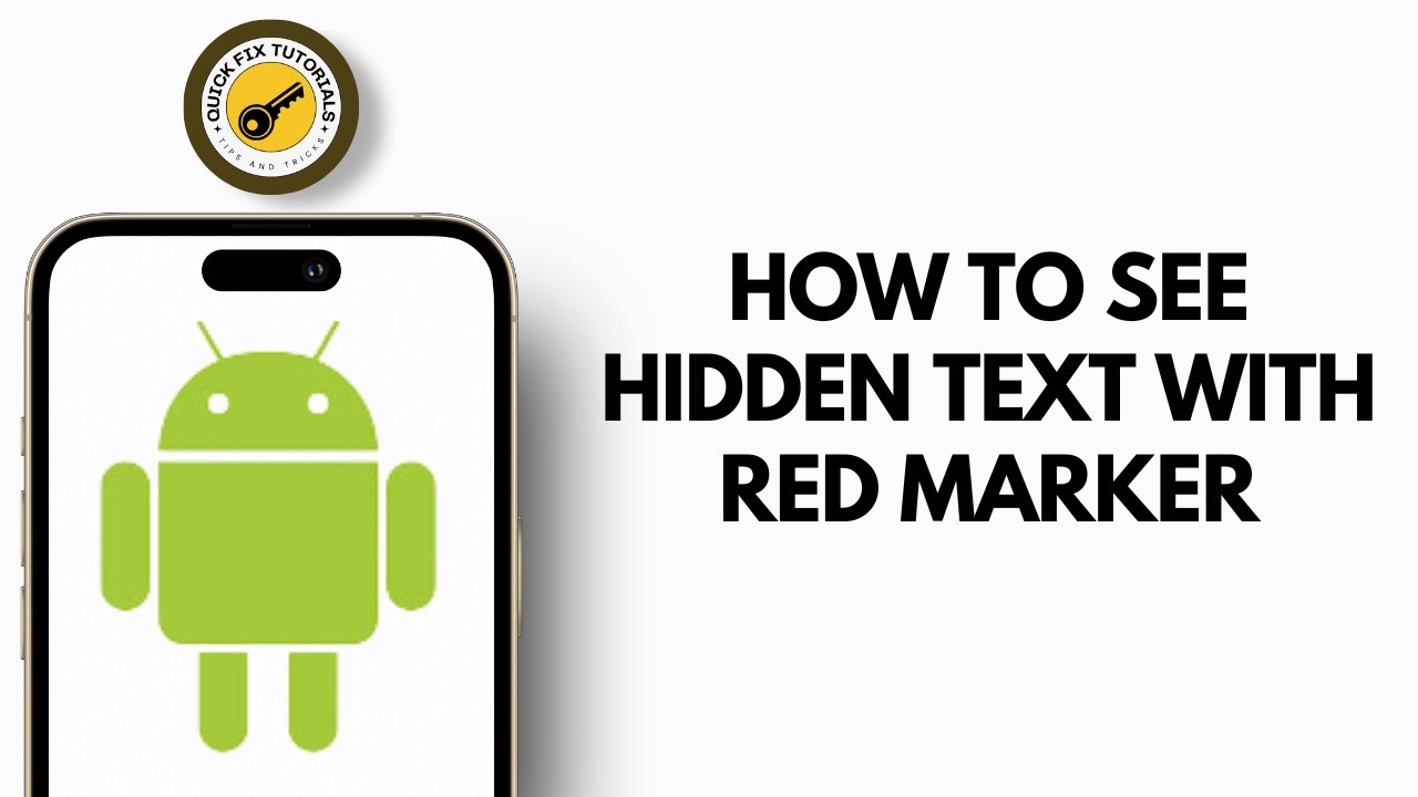 How To See Hidden Text with Red Marker on Screenshot, Photo!
