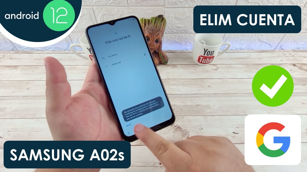 Eliminar Cuenta de Google Samsung Galaxy A02s | Android 12