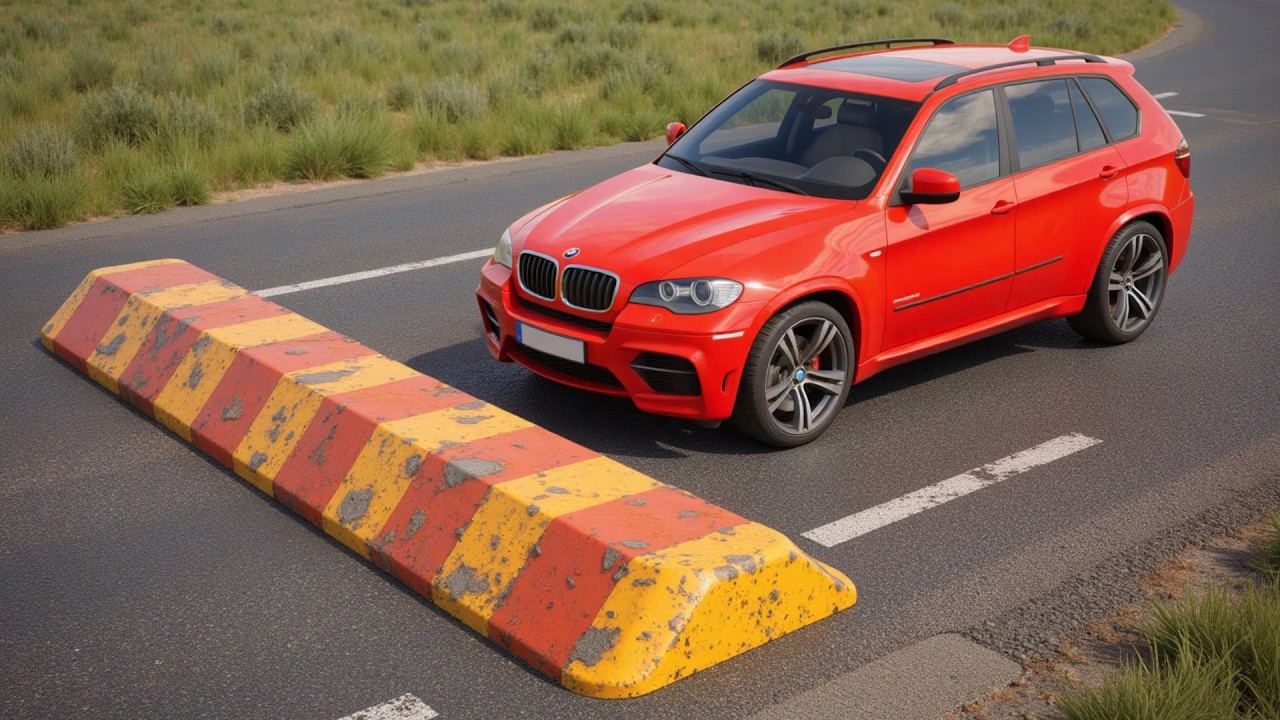 Cars vs Wooden Speed Bump Challenge #1 in BeamNG Drive!
