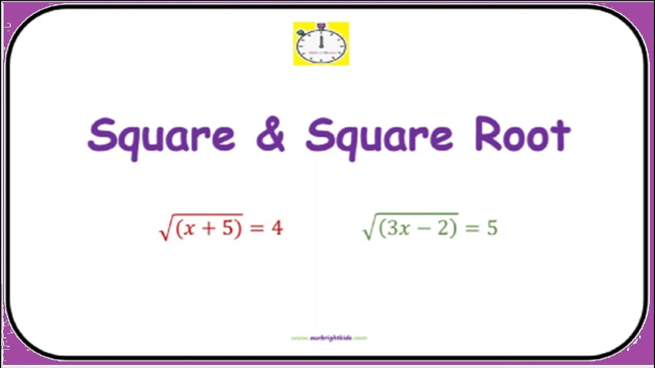 Square and Square Root (Sqrt)