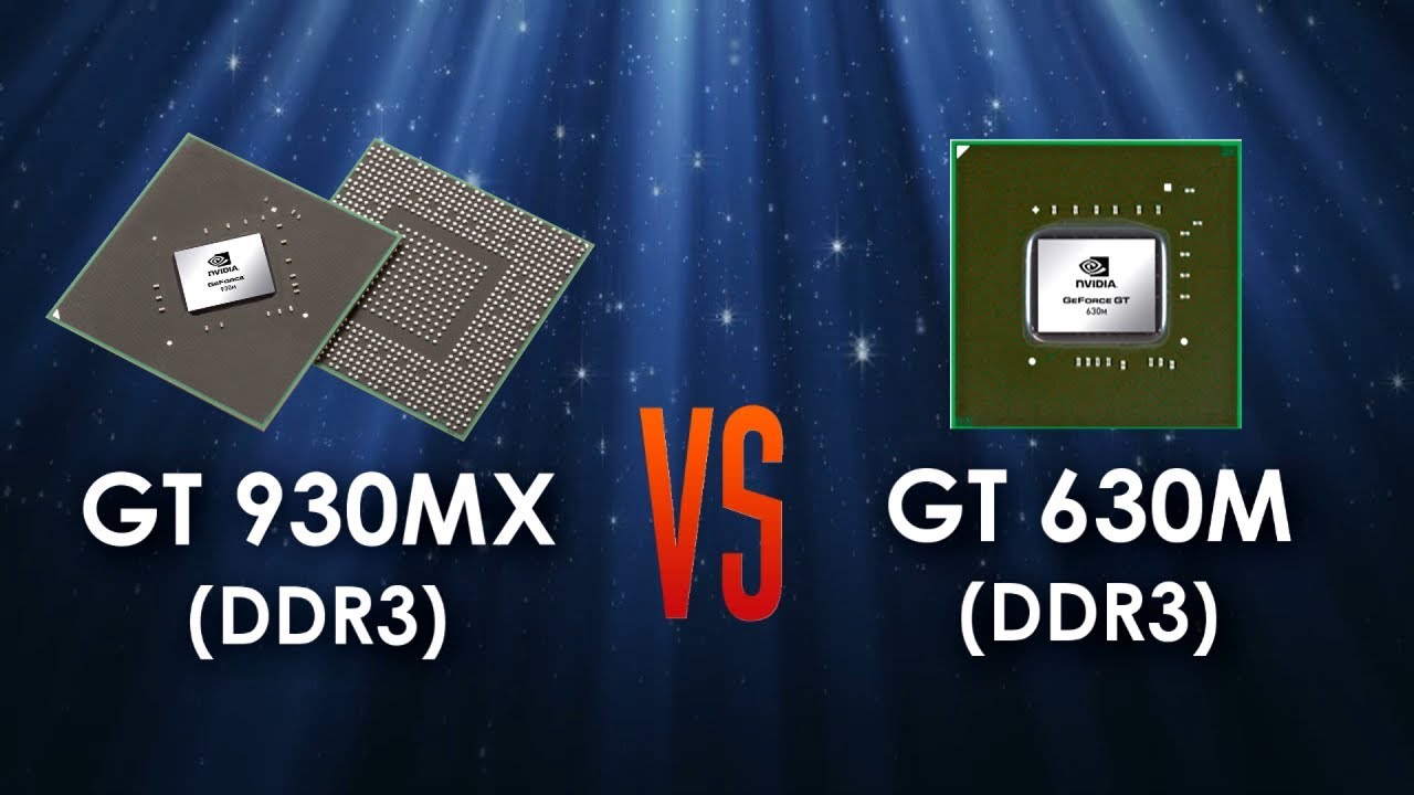 GT 930MX 2GB vs GT 630M 2GB in 5 Games