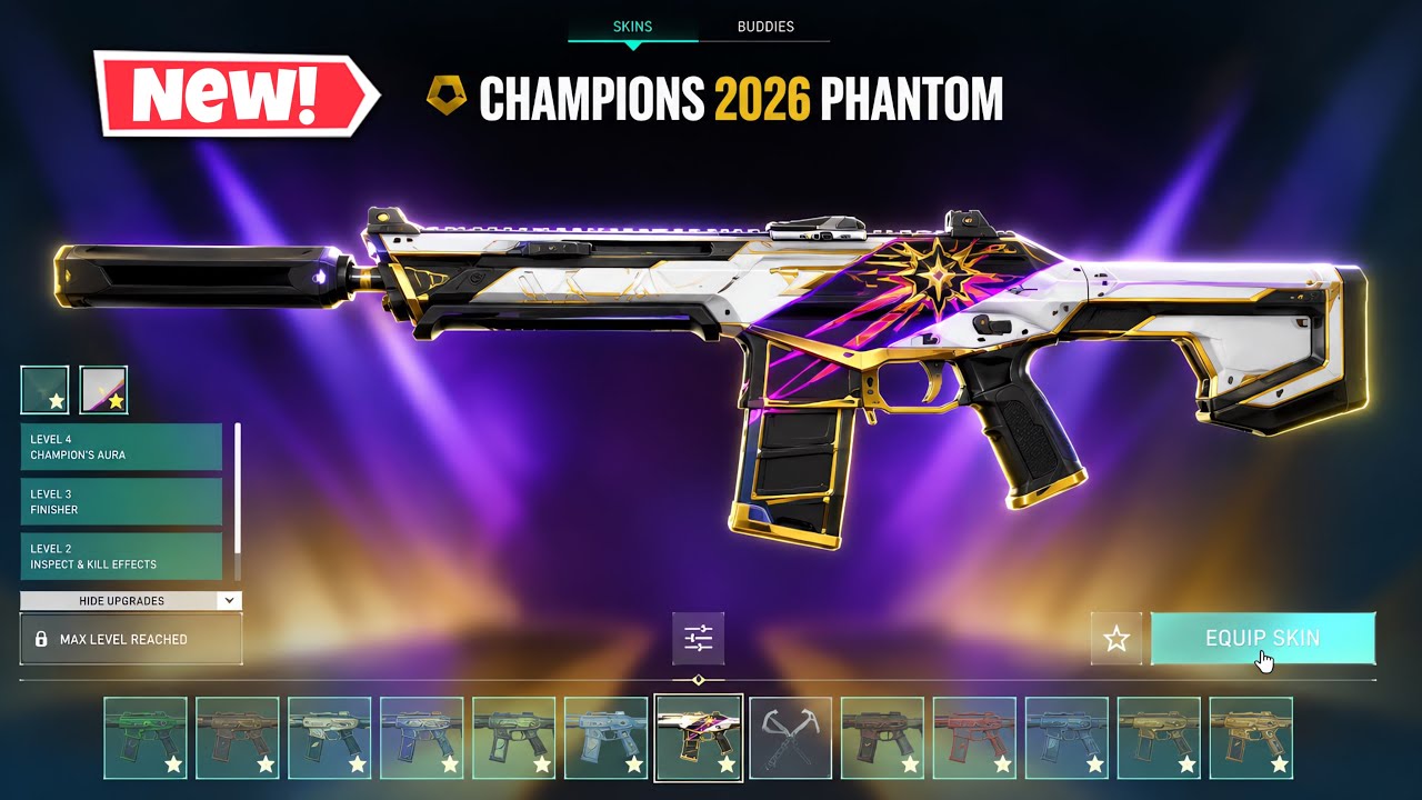 VALORANT Next bundle Run it back  +Champions 26 PHANTOM