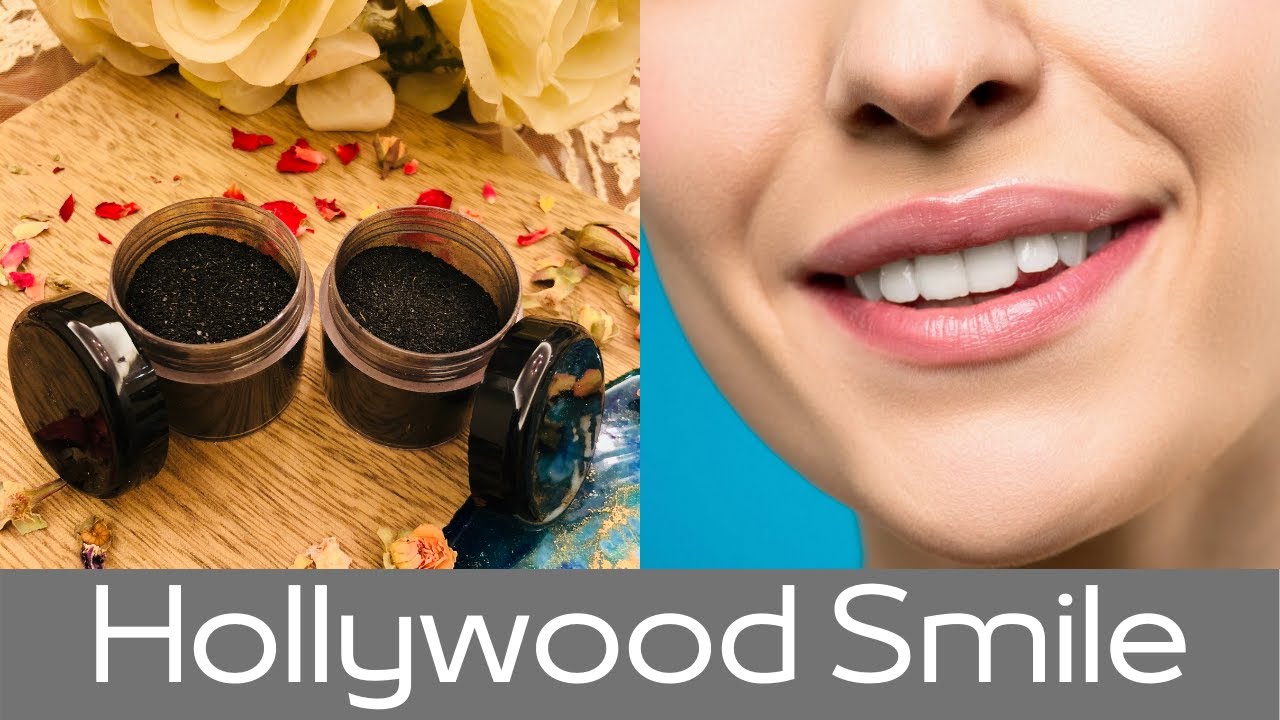 Activated Charcoal Powder  بودرة الفحم النشط مع القرنفل والعرقسوس لتبييض الأسنان نتيجة فورية