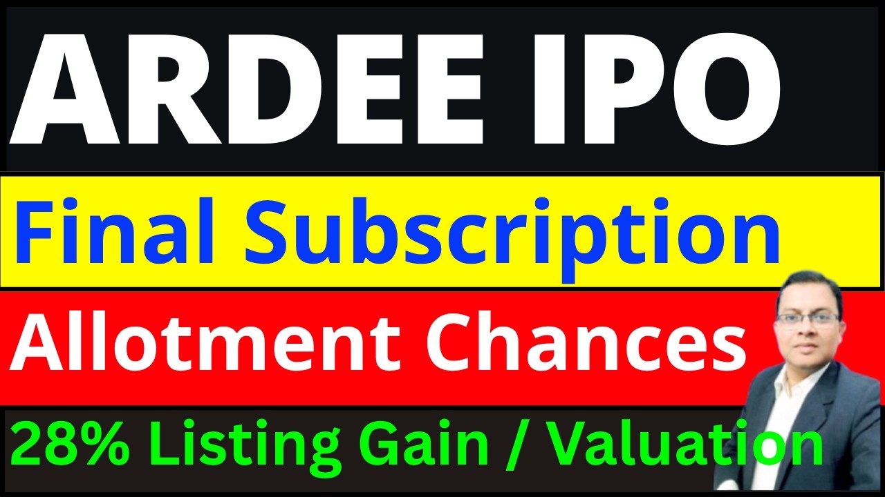Ardee Industries IPO Allotment I Ardee IPO Allotment Chances I Ardee Industries IPO Listing gain